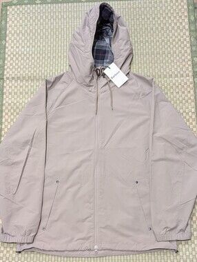 NWT Barbour Kirkhill Showerproof Jacket Concrete Men's Size Large